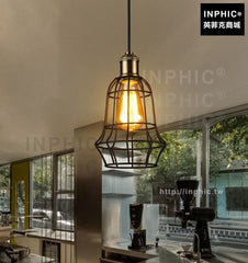 INPHIC-裝飾服裝店複古餐館懷舊鐵絲網吊燈燈具造型