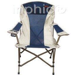 INPHIC-DOWELL 折疊椅 鋁合金折疊扶手椅 休閒豪華椅子（尼龍紗網）