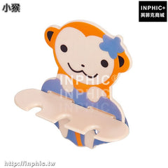 INPHIC-創意三口之家牙刷架創意家居衛生間牙刷掛鉤吸盤收納架洗漱口套裝-小猴