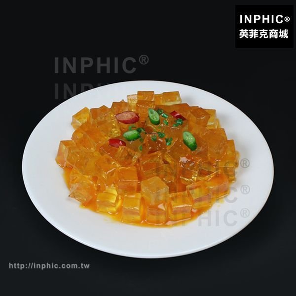 INPHIC-特色小吃仿真食品訂做假菜模型食物模型餐廳仿真涼粉模型