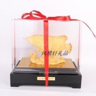 INPHIC-大金龍魚 榮沙金擺件 創意家居擺件 風水擺件 客廳裝飾品 工藝品