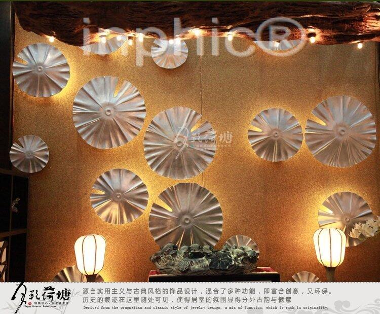 INPHIC-電視背景牆 文化牆 舞臺裝飾荷葉掛飾