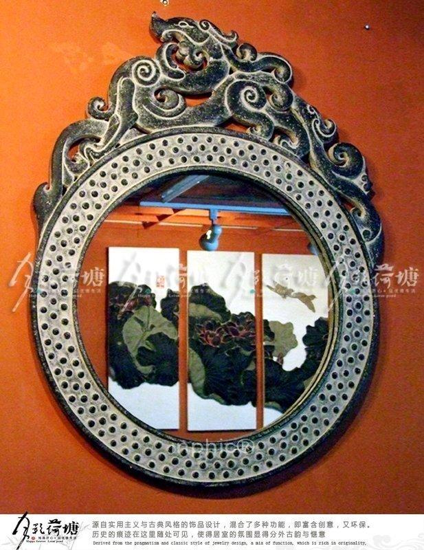 INPHIC-工藝品 化妝鏡 浴室鏡 壁掛式化妝鏡合壁鏡子