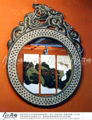 INPHIC-工藝品 化妝鏡 浴室鏡 壁掛式化妝鏡合壁鏡子