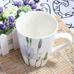INPHIC-鬱金香隨手杯 陶瓷水杯 帶手柄  田園風格 典雅大方