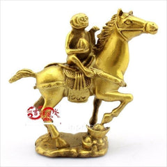 INPHIC-宗教 開光銅馬上封侯擺件馬上贏有錢立馬發財升官催官運旺事業家居