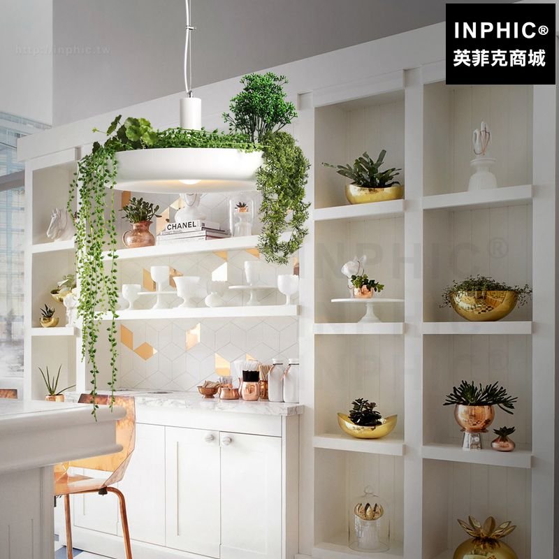INPHIC-餐廳綠色北歐田園客廳吊燈