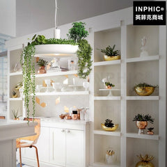 INPHIC-餐廳綠色北歐田園客廳吊燈