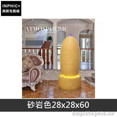 INPHIC-家居流水噴泉風水輪辦公室裝飾客廳加濕器開業歐式招財蛋擺飾-砂巖色282860