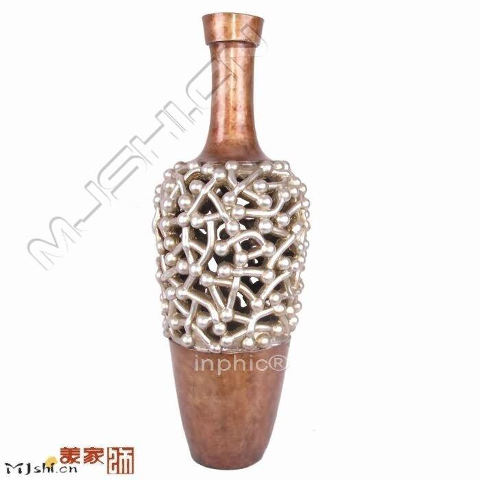 INPHIC-歐式復古花瓶現代時尚客廳 花器陶瓷花插鏤空花插(大)