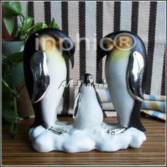 INPHIC-歐式客廳裝飾擺飾傢俱飾品泰國家居企鵝家庭