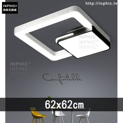 INPHIC-燈具北歐客廳燈吸頂燈簡約現代臥室燈房間燈方形-62x62cm