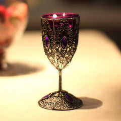 INPHIC-歐式復古做舊鐵藝燭臺裝飾品擺件家居酒杯蠟燭臺擺設