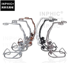 INPHIC-葡萄酒架紅酒杯架鐵藝酒杯架酒具歐式可掛酒杯紅酒架