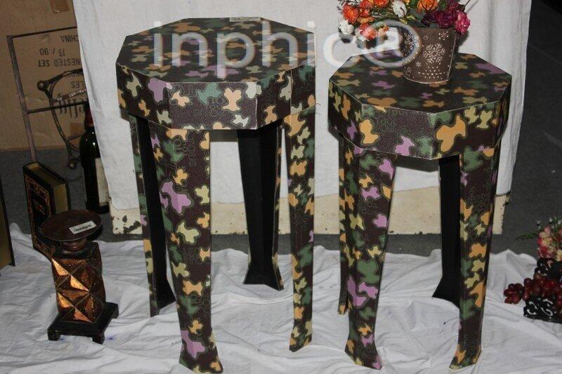 INPHIC-歐式風格家居飾品 仿舊特色皮革工藝凳子 換鞋凳2件套