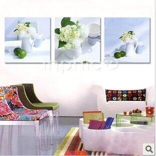 INPHIC-清新水果檸檬裝飾畫   壁畫 無框畫三聯餐廳廚房酒店