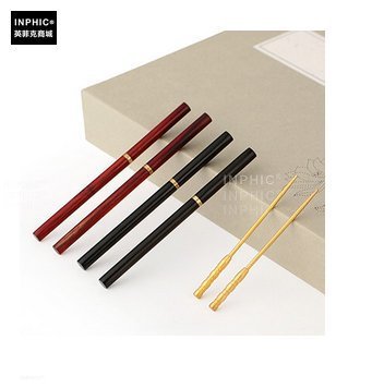 INPHIC-香爐 紅木香針 黑檀紅檀黃銅煙絲針 煙針 線香臥香座通針香插-A款