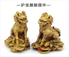 INPHIC-開運 開光麒麟鎮法令符擺件屬虎龍蛇羊雞豬馬年開運物(一對)