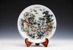 INPHIC-景德鎮裝飾手繪瓷盤擺飾 工藝品擺飾 百鶴圖