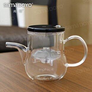 INPHIC-正宗頂級玻璃沖泡器 泡茶壺 高檔玻璃茶壺-360ml