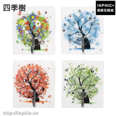 INPHIC-浴室強力黏膠廚房不鏽鋼置物架免釘牆壁掛衣鉤掛架無痕黏鉤掛衣架-四季樹