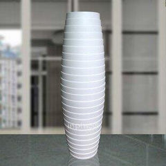 INPHIC-歐式純白落地樓梯大花瓶 現代簡約客廳擺件 工藝品 居家裝飾