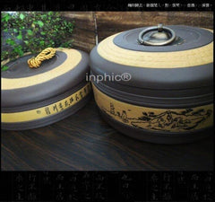 INPHIC-正宗宜興紫砂茶葉罐普洱罐 大款兩餅普洱罐 精品手工