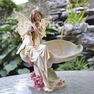 INPHIC-歐式家居擺件甜美花仙玄關雜物盤糖果盤 樹脂工藝裝飾品