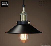 INPHIC- 工業風格復古吊燈美式創意咖啡館酒吧吧臺鍋蓋鳥籠單頭吊燈-A款