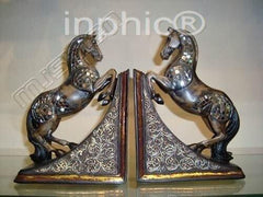 INPHIC-歐式客廳裝飾擺件東南亞風格傢俱飾品泰國田園家居對躍馬書檔