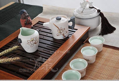 INPHIC-手繪雪花釉陶瓷功夫茶具 玉雪玲瓏整套茶具套裝 茶具禮盒裝