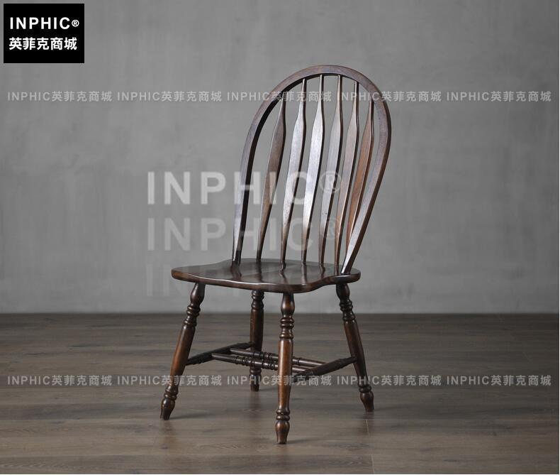 INPHIC-工業風復古沙發椅鐵藝家具 歐式美式個性咖啡店單人轉椅孔雀椅-C款
