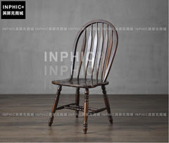 INPHIC-工業風復古沙發椅鐵藝家具 歐式美式個性咖啡店單人轉椅孔雀椅-C款