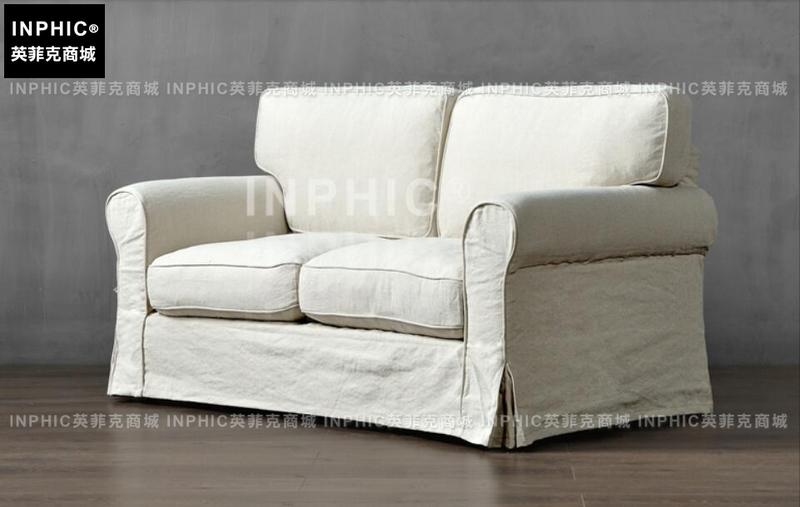 INPHIC-北歐鄉村亞麻羽絨布藝沙發 可拆洗U型軟沙發