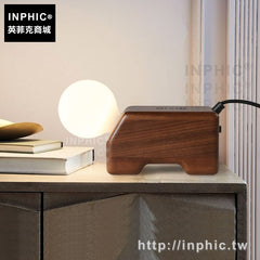 INPHIC-學生宿舍小夜燈北歐檯燈無線充電書桌