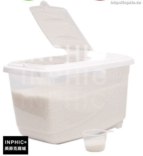 INPHIC-廚房儲米箱米桶塑膠15kg防蟲密封儲米桶裝米桶