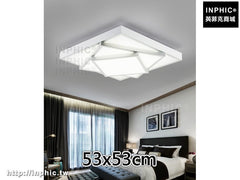 INPHIC-書房燈 客廳燈燈具led方形簡約吸頂燈臥室燈現代-53x53cm
