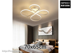 INPHIC-餐廳燈書房現代吸頂燈led簡約花型臥室燈北歐裝飾燈-70x65cm