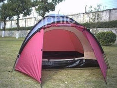 INPHIC-3-4人雙層帳篷 釣魚帳篷 休閒帳篷 一室一廳帳篷 帳篷燈