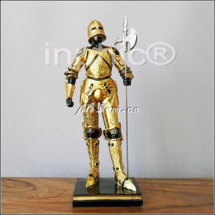 INPHIC-歐式客廳裝飾擺飾傢俱飾品泰國家居站立武士