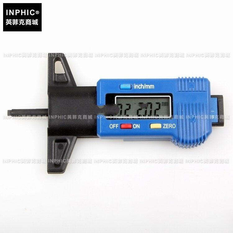 INPHIC-分析測量 數顯輪胎花紋深度尺數顯胎紋尺0-25mm 工程塑膠 測量儀測試儀實驗儀器