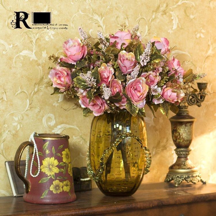 INPHIC-歐式玄關套裝別墅仿真花套裝飾花