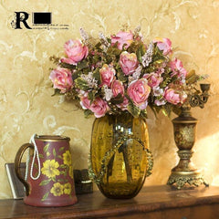 INPHIC-歐式玄關套裝別墅仿真花套裝飾花