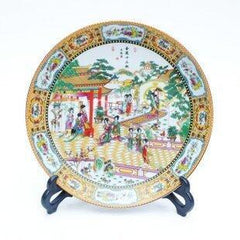 INPHIC-ZF-P071 景德鎮陶瓷盤畫 裝飾盤 粉彩盤 掛盤 金陵十二釵 擺飾