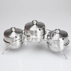 INPHIC-大容量不鏽鋼調味罐套裝調料瓶鹽罐糖盅調味瓶配支架勺子