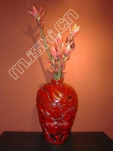 INPHIC-新中式古典 花瓶花盆 仿古復古 花插花器 樹脂擺件 花影低