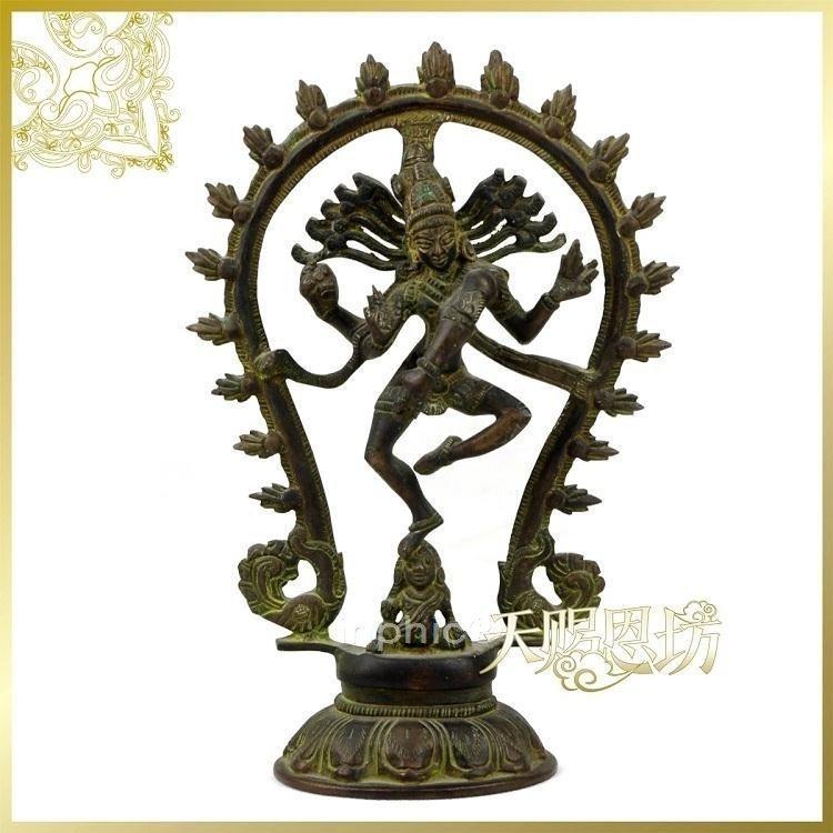 INPHIC-印度進口青銅濕婆舞王擺飾家居工藝品