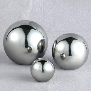 INPHIC-歐式家居飾品擺飾工藝品陶瓷電鍍球套裝擺設簡約創意婚房場景佈置