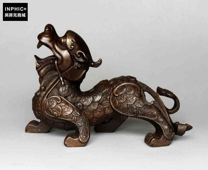 INPHIC-開運 開光純銅貔貅辦公室招財銅貔貅工藝品開業招財貔貅