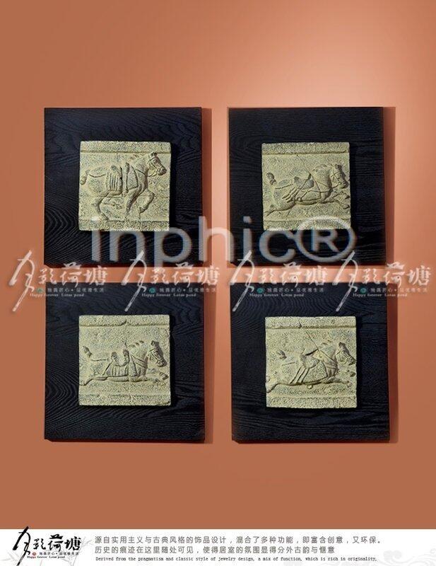INPHIC-裝飾品 裝飾畫 餐廳臥室掛畫 壁飾天馬掛件(4塊套)